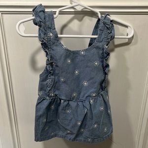 NWOT- denim tank top